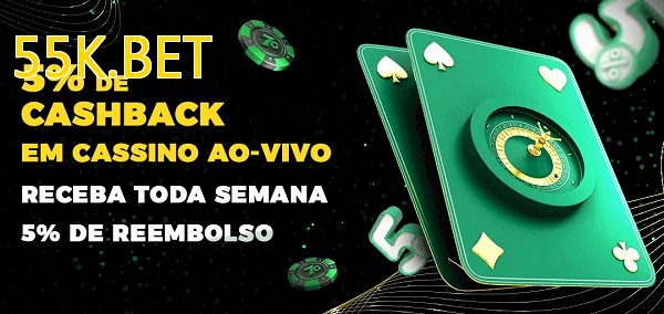 Promoções do cassino ao Vivo 55K.BET